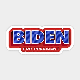 Biden for President Sticker